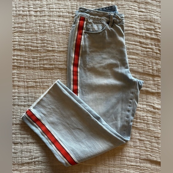 A Loves A Side Ribbon Flare Denim - Picture 6 of 6